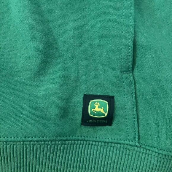 John Deere Core Graphic Logo Hoodie Green- Size Medium - Picture 6 of 10